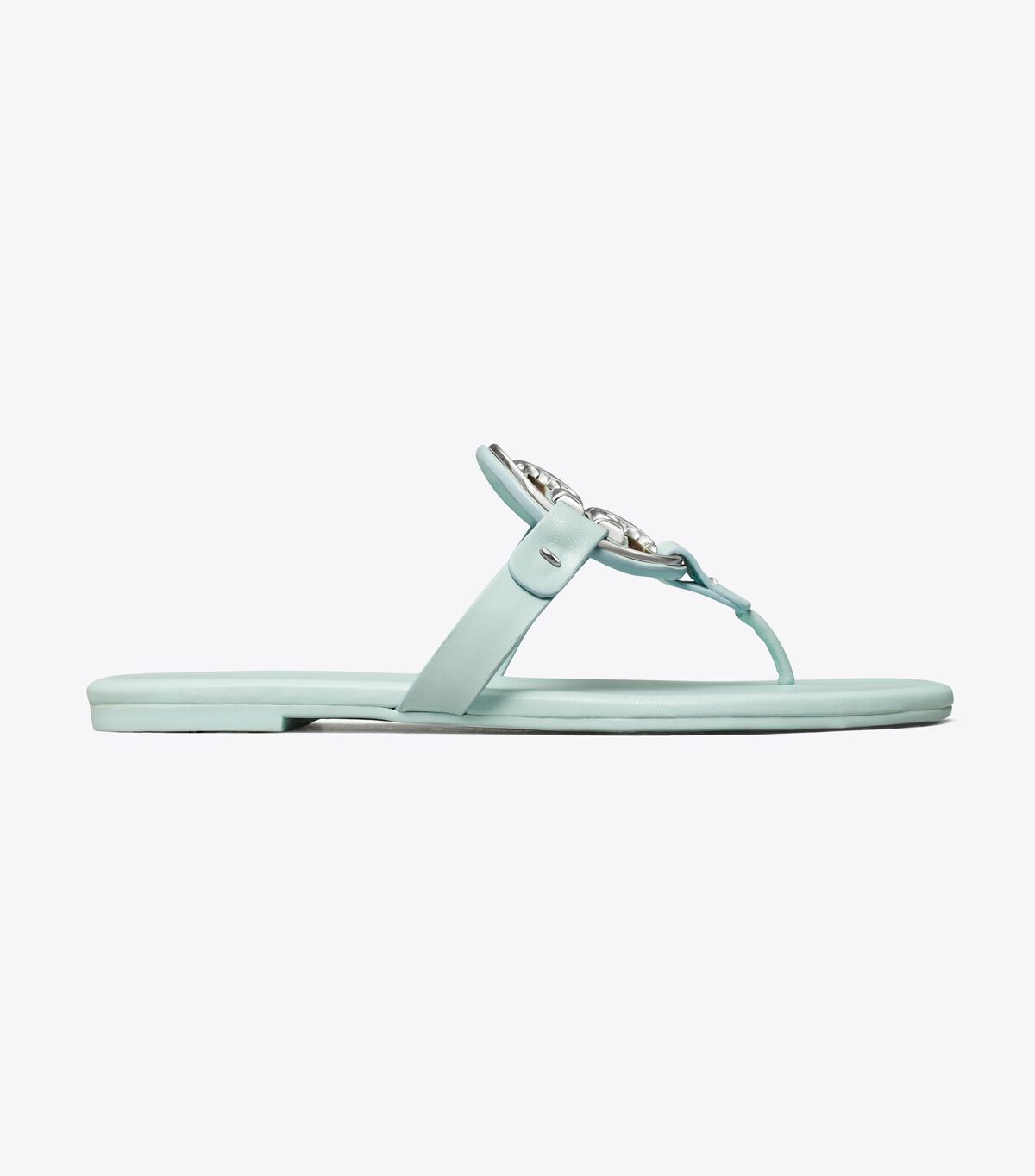 Azure Tory Burch Metal Miller Soft Women's Sandals | OUTLET-50134969