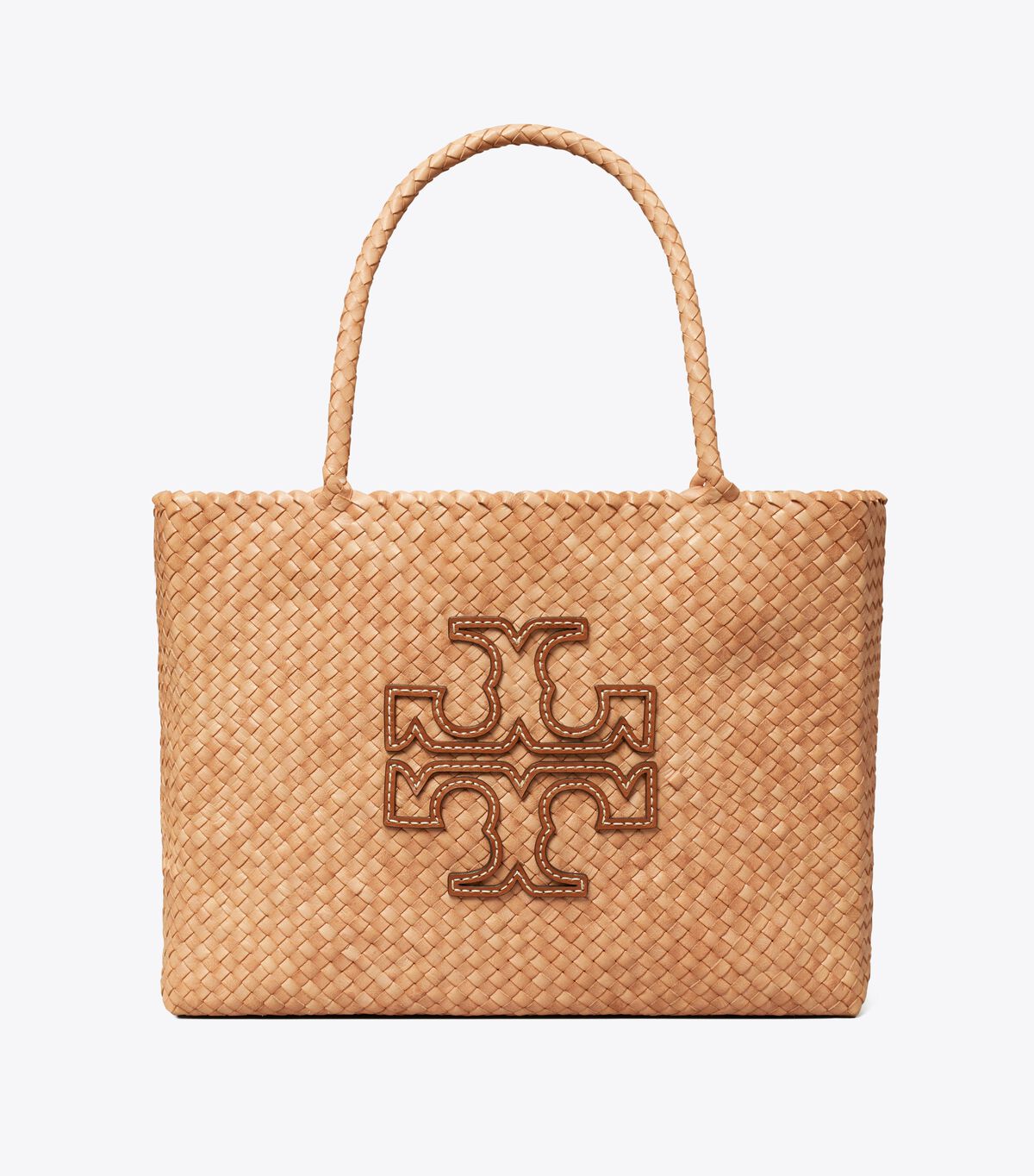 Beige Tory Burch Mcgraw Dragon Woven Women's Tote Bags | OUTLET-80152379