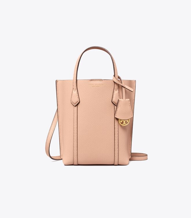 Beige Tory Burch Mini Perry Women's Tote Bags | OUTLET-19427039