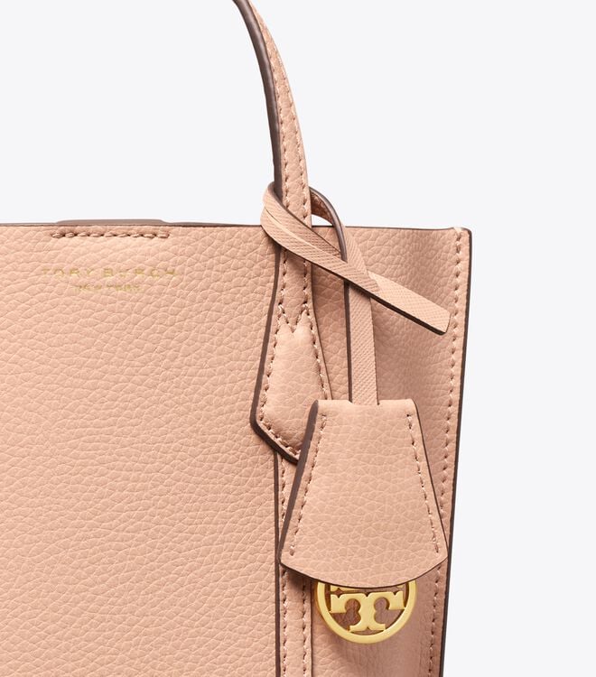 Beige Tory Burch Mini Perry Women's Tote Bags | OUTLET-19427039