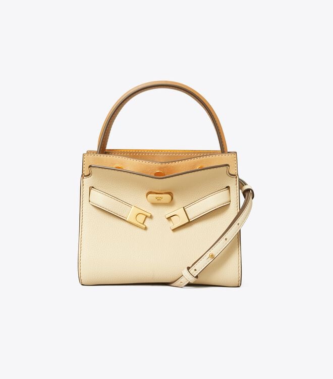 Beige Tory Burch Petite Lee Radziwill Women's Mini Bag | OUTLET-41037299