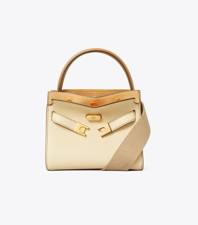 Beige Tory Burch Petite Lee Radziwill Women's Mini Bag | OUTLET-41037299