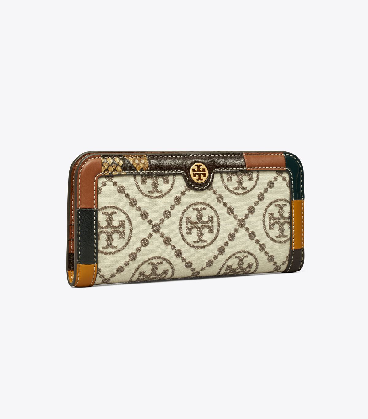 Beige Tory Burch T Monogram Women\'s Wallets | OUTLET-57261949