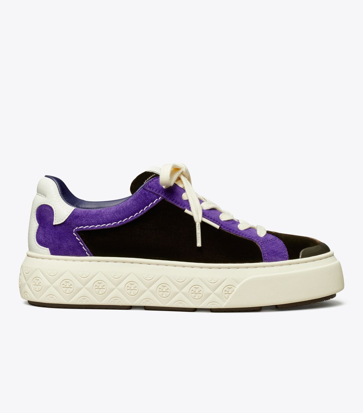 Black / Deep Purple / White Tory Burch Ladybug Women's Sneakers | OUTLET-09284169