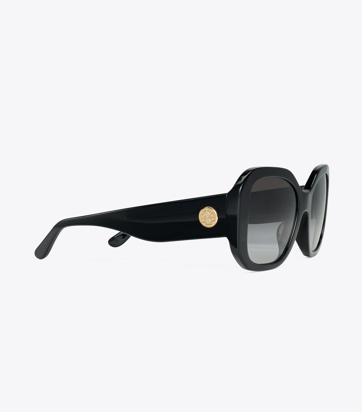 Black Grey Tory Burch Oversized Square Women's Sunglasses | OUTLET-76385429