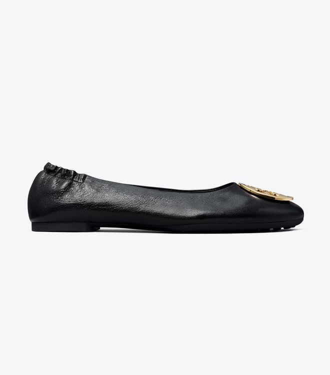 Black Tory Burch Claire Women's Ballet Flats | OUTLET-03694859