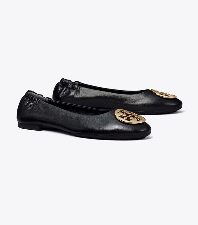 Black Tory Burch Claire Women\'s Ballet Flats | OUTLET-03694859