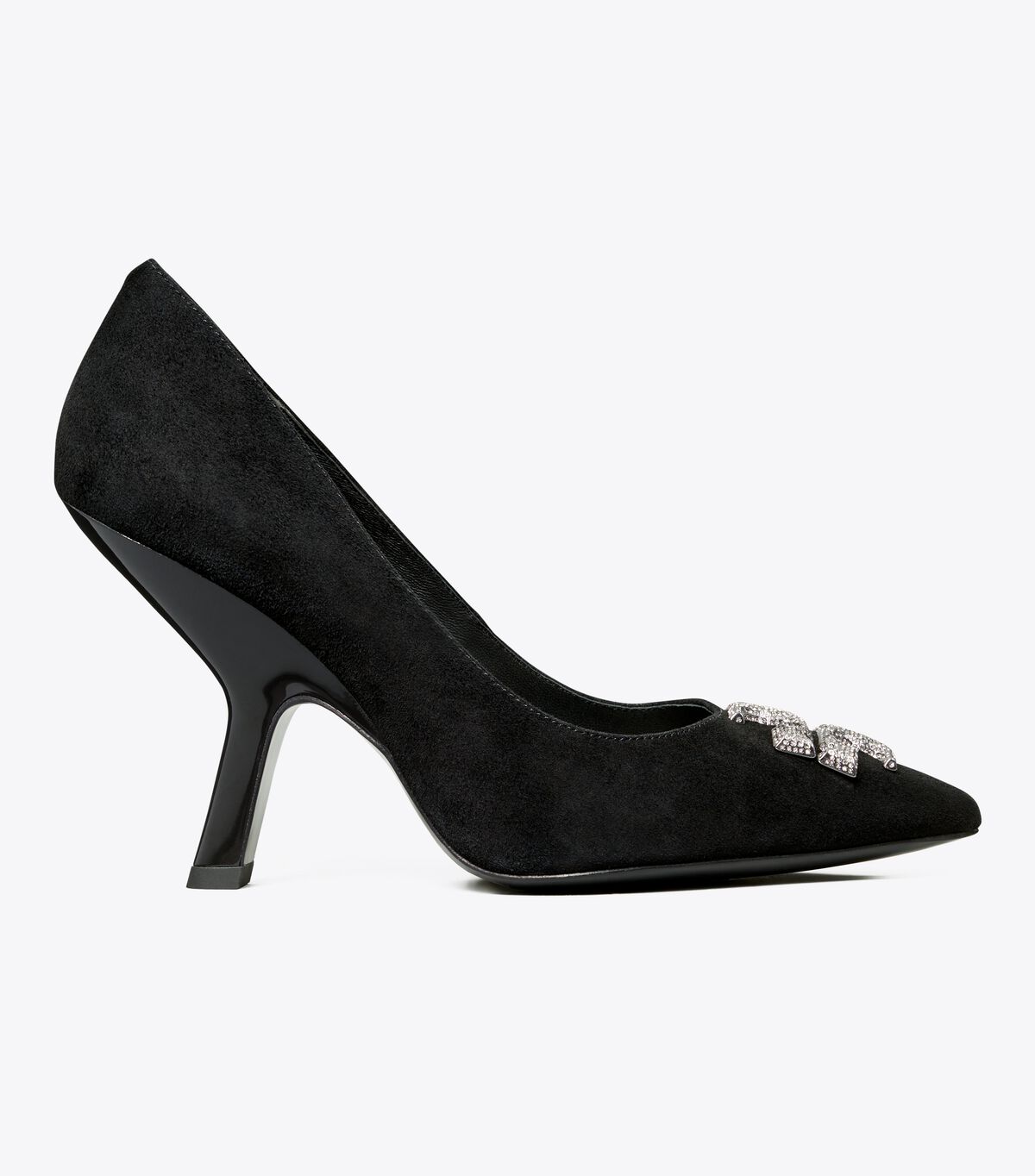 Black Tory Burch Eleanor Pavé Women's Heels | OUTLET-09851349