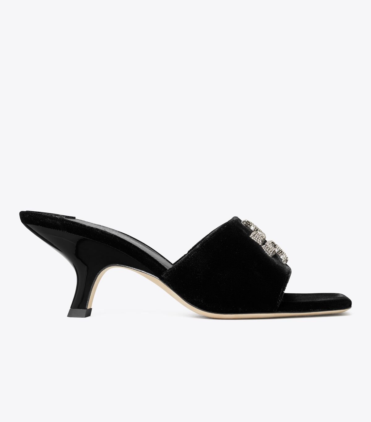 Black Tory Burch Eleanor Pavé Women's Heels | OUTLET-69403289