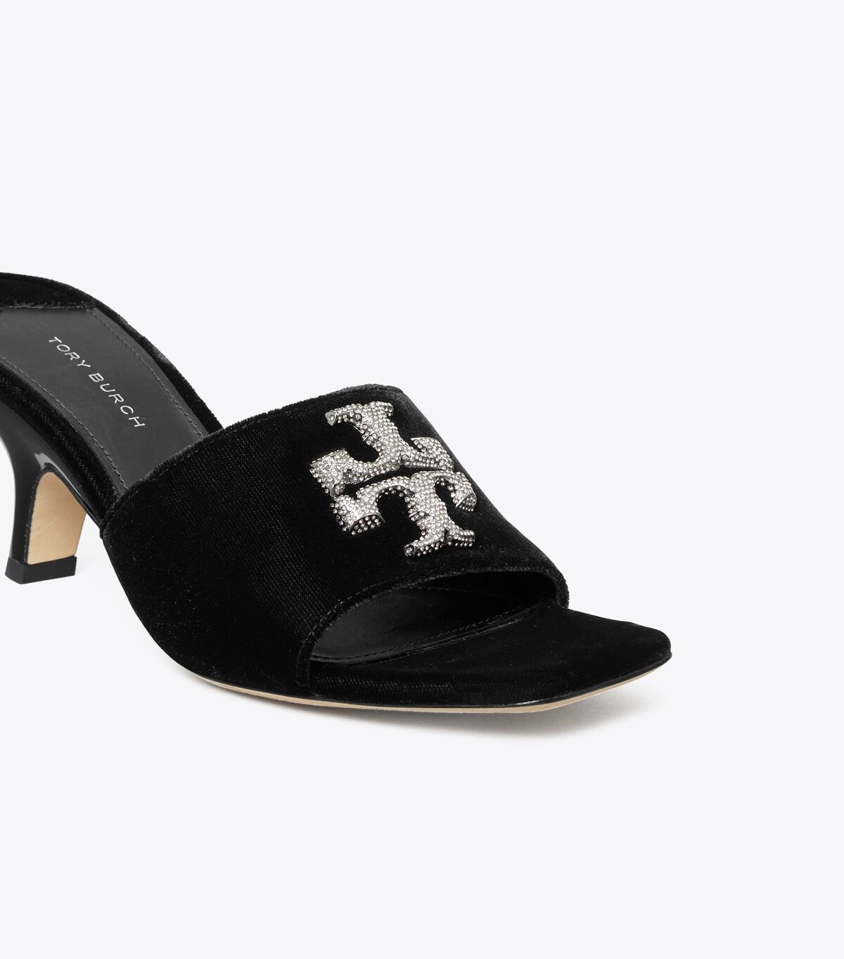 Black Tory Burch Eleanor Pavé Women's Heels | OUTLET-69403289