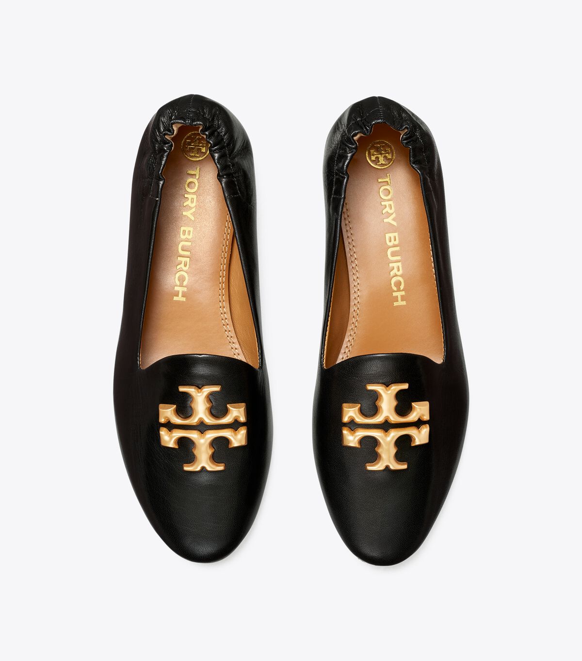 Black Tory Burch Eleanor Women's Ballet Flats | OUTLET-40281369