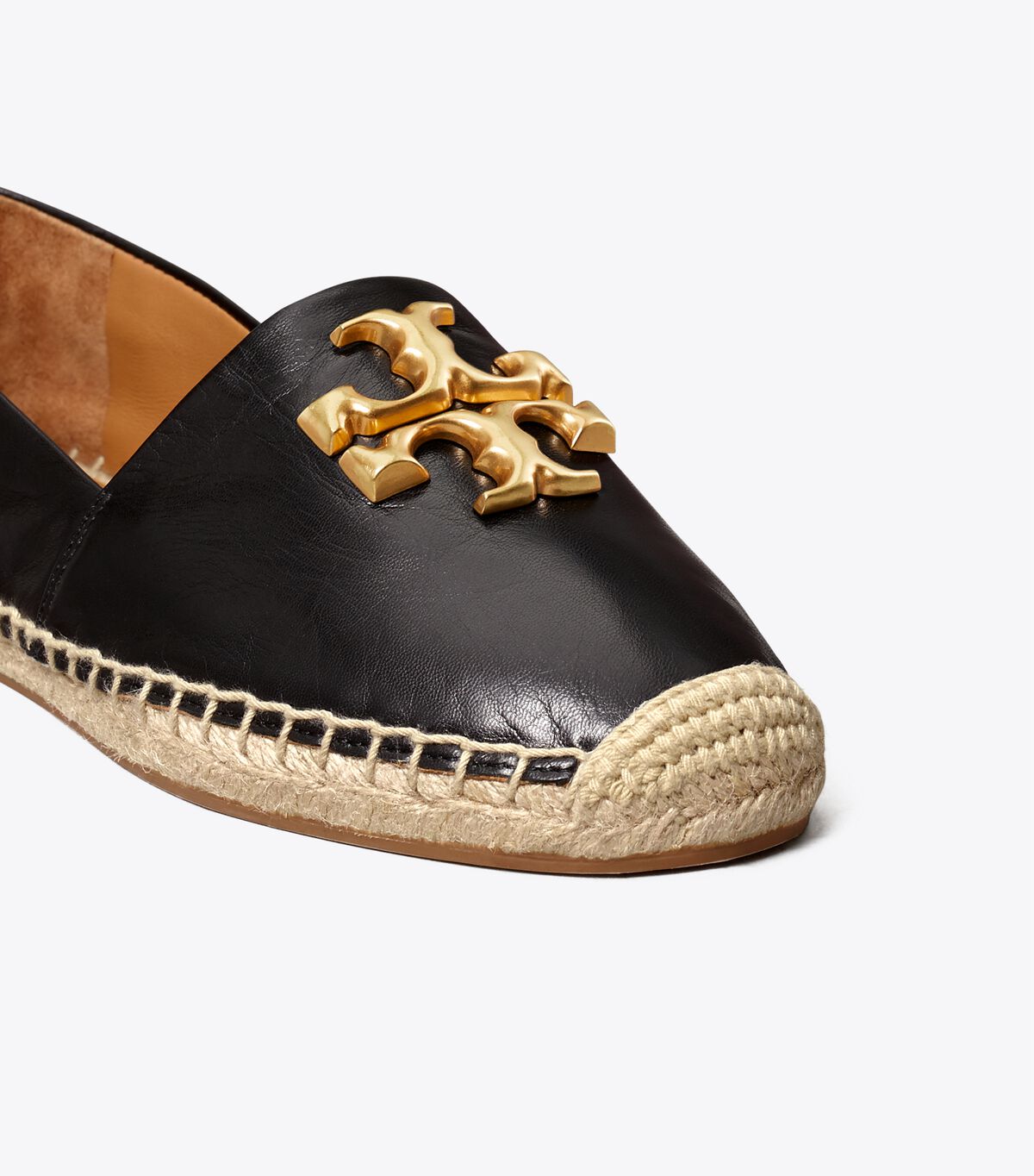 Black Tory Burch Eleanor Women's Ballet Flats | OUTLET-59613249