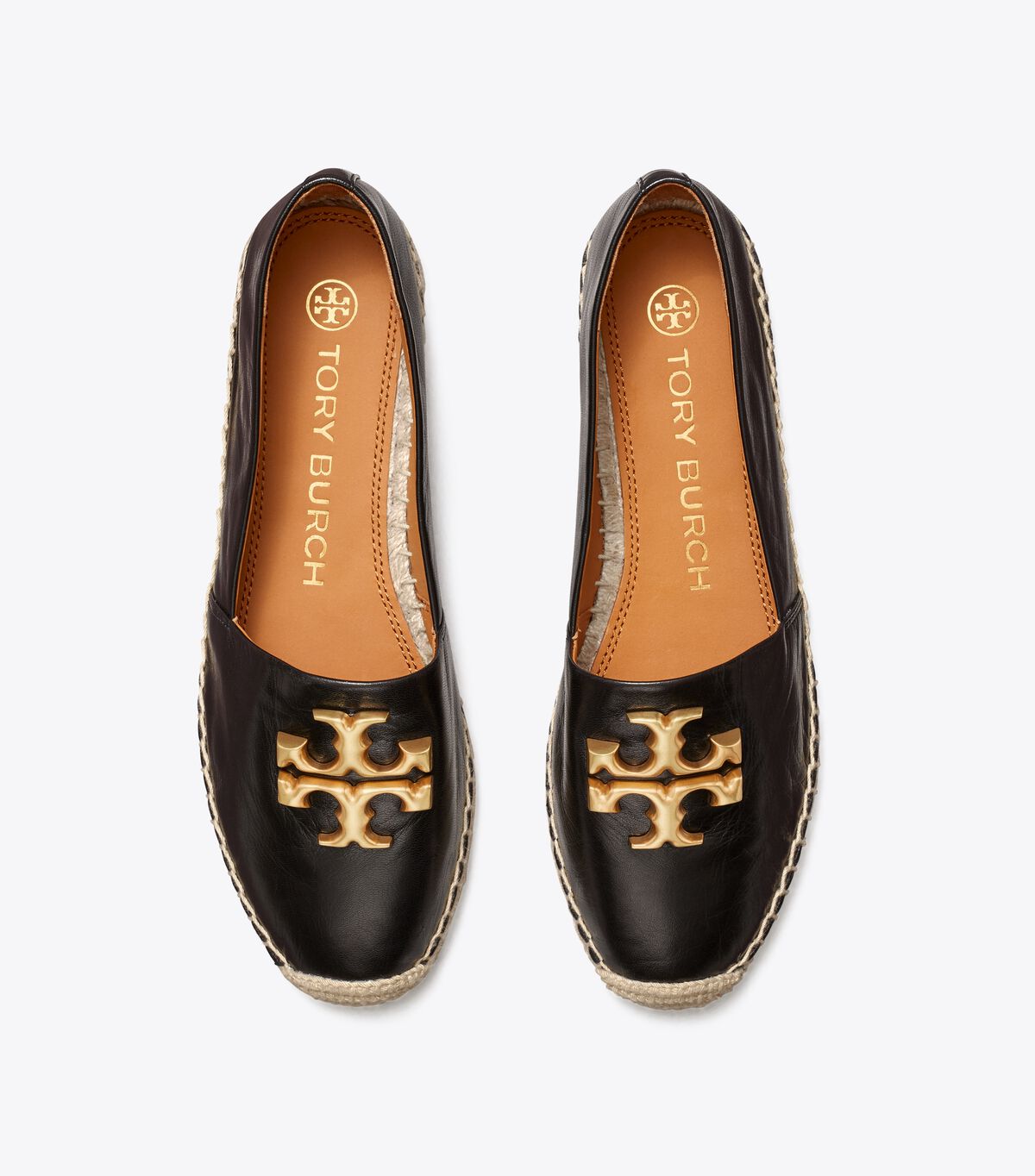 Black Tory Burch Eleanor Women's Ballet Flats | OUTLET-59613249