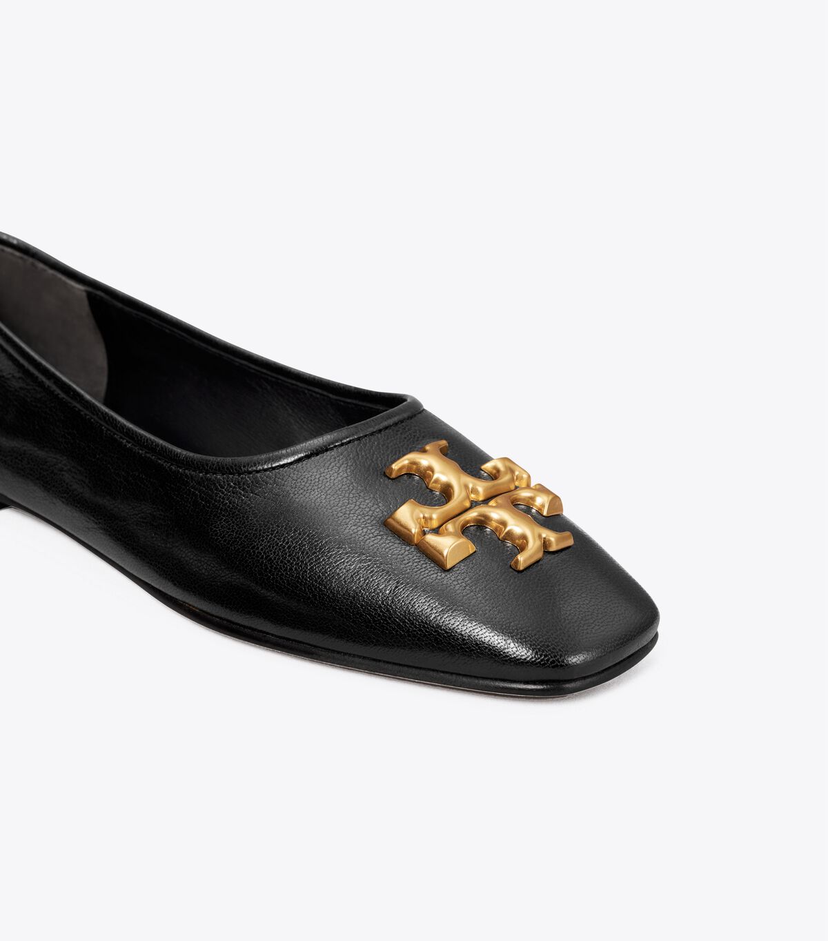 Black Tory Burch Eleanor Women's Ballet Flats | OUTLET-94257369