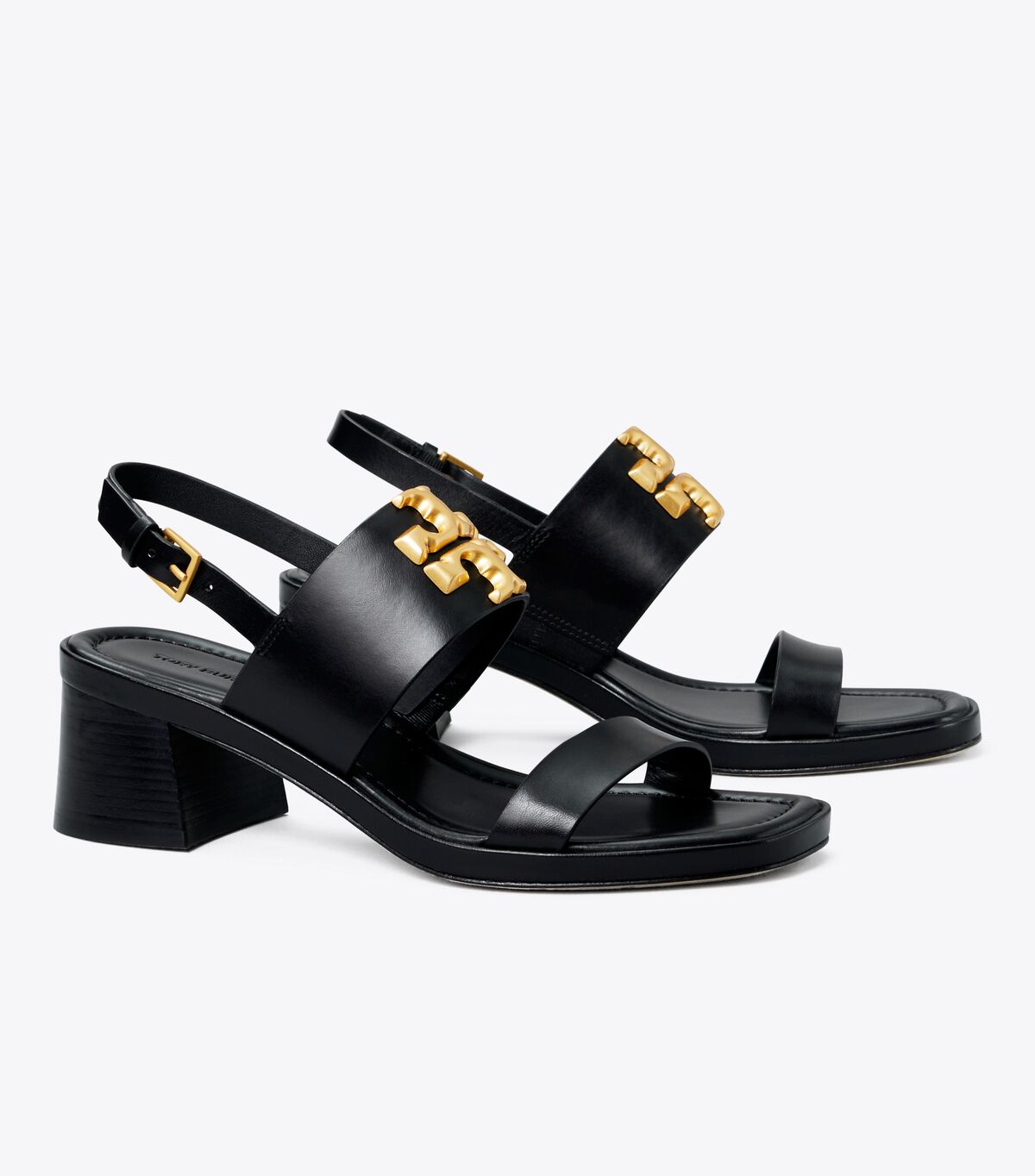 Black Tory Burch Eleanor Women\'s Heels | OUTLET-63528979