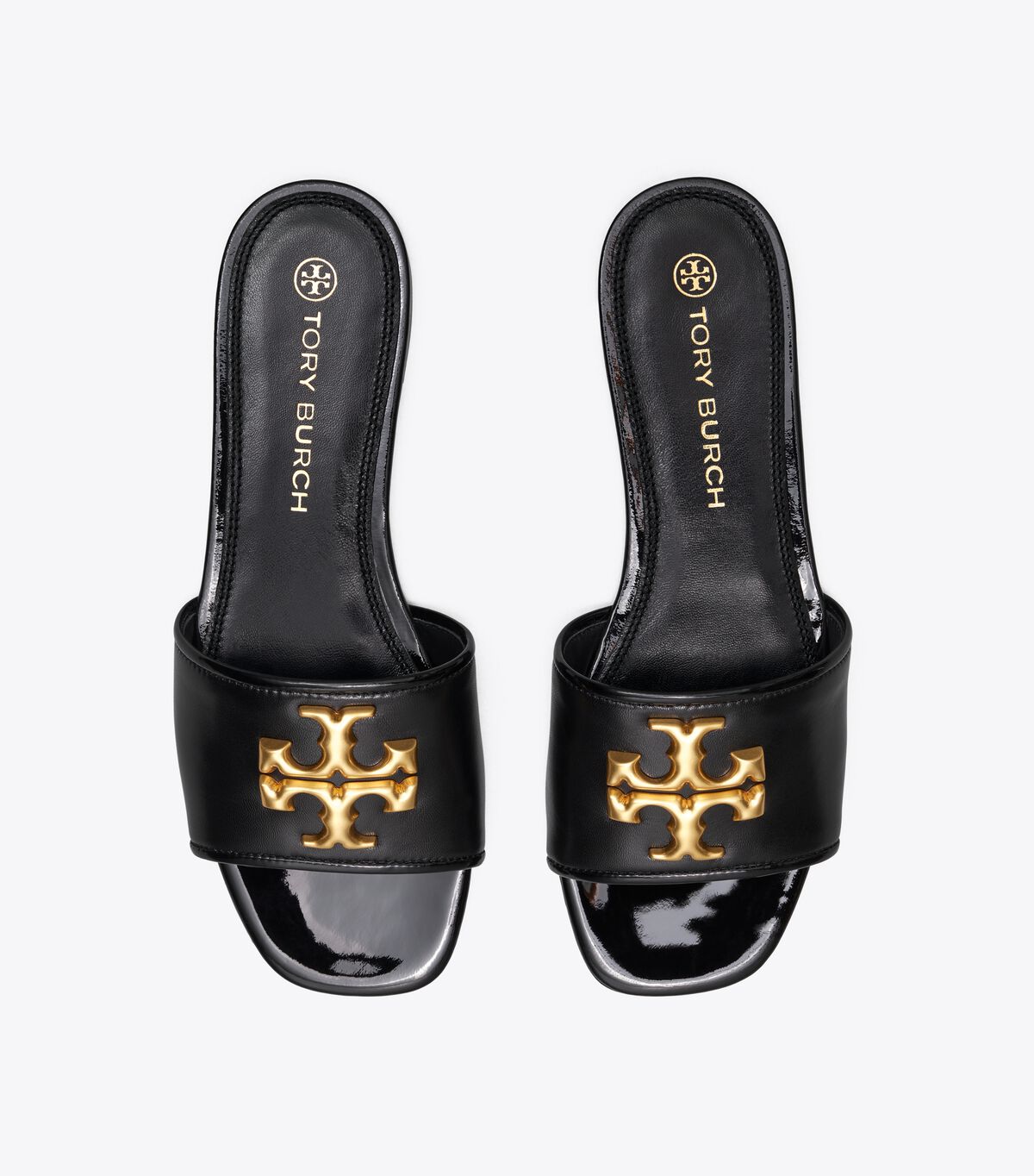 Black Tory Burch Eleanor Women's Sandals | OUTLET-45690239