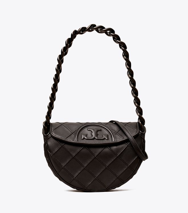 Black Tory Burch Fleming Soft Women's Mini Bag | OUTLET-26403179