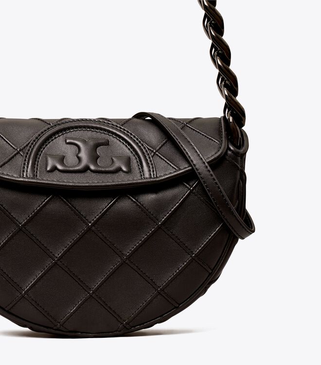 Black Tory Burch Fleming Soft Women's Mini Bag | OUTLET-26403179