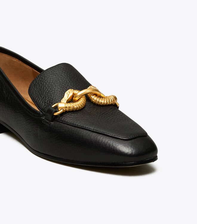 Black Tory Burch Jessa Women's Loafers | OUTLET-43916589