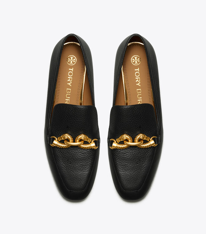 Black Tory Burch Jessa Women's Loafers | OUTLET-43916589