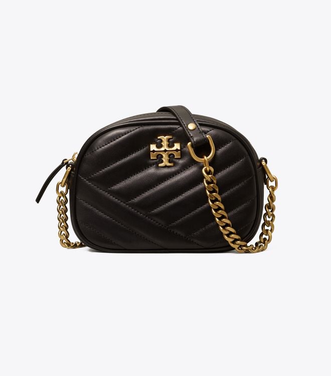 Black Tory Burch Kira Chevron Small Women's Crossbody Bags | OUTLET-38160279