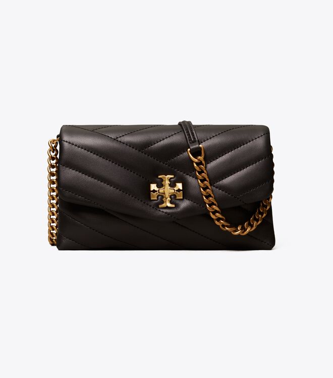 Black Tory Burch Kira Chevron Women's Crossbody Bags | OUTLET-39567819