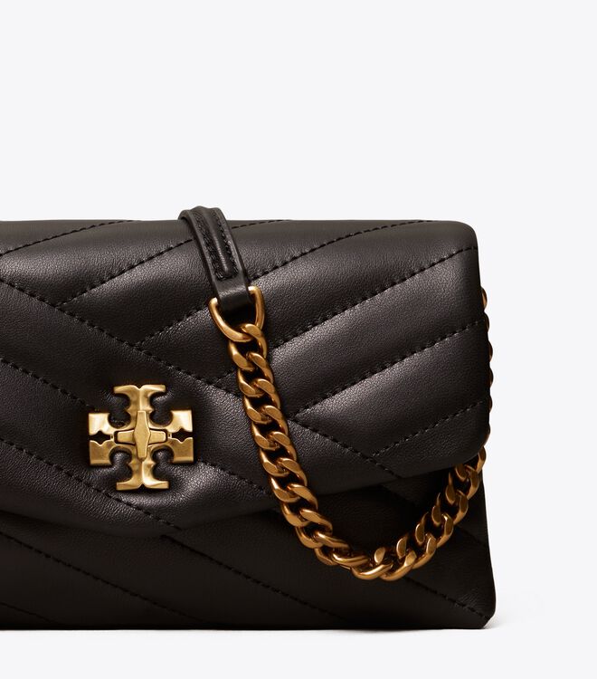 Black Tory Burch Kira Chevron Women's Crossbody Bags | OUTLET-39567819