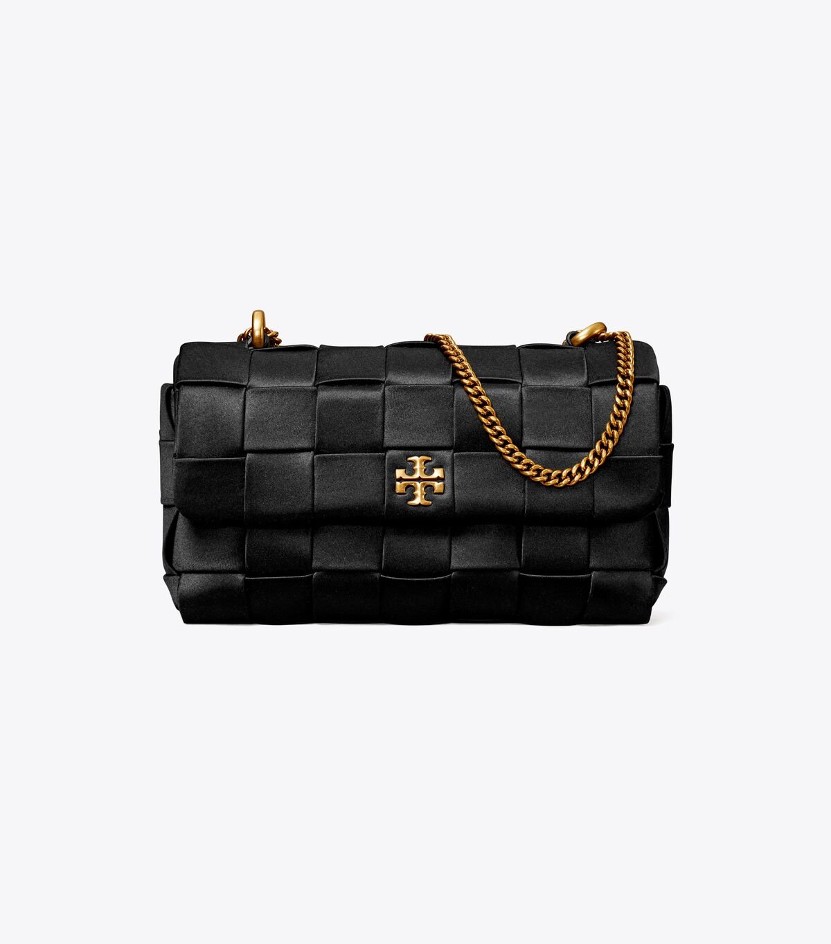 Black Tory Burch Kira Woven Women's Mini Bag | OUTLET-84176399