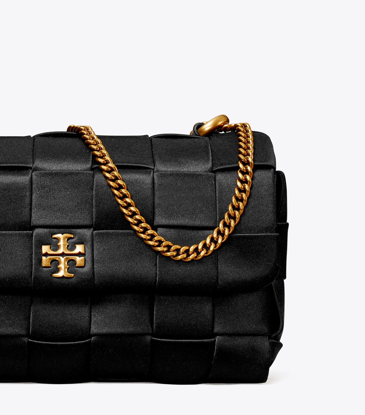 Black Tory Burch Kira Woven Women's Mini Bag | OUTLET-84176399