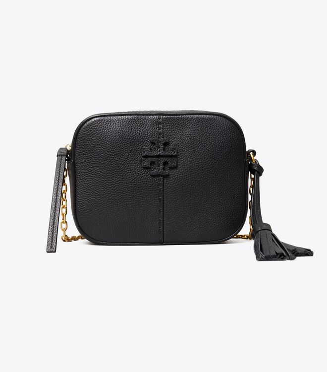 Black Tory Burch Mcgraw Women's Crossbody Bags | OUTLET-63049279