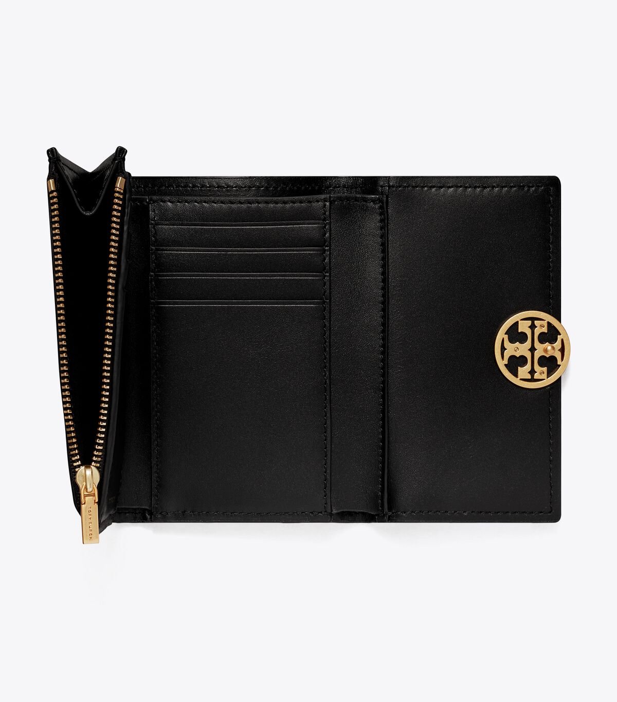 Black Tory Burch Medium Miller Women's Wallets | OUTLET-95432709