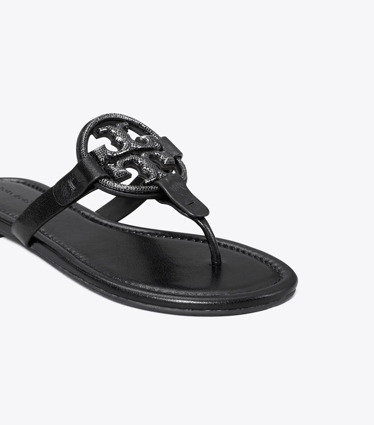 Black Tory Burch Miller Pavé Women's Sandals | OUTLET-53170849