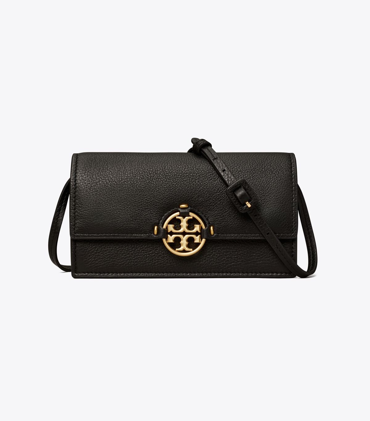 Black Tory Burch Miller Women's Wallets | OUTLET-26417839