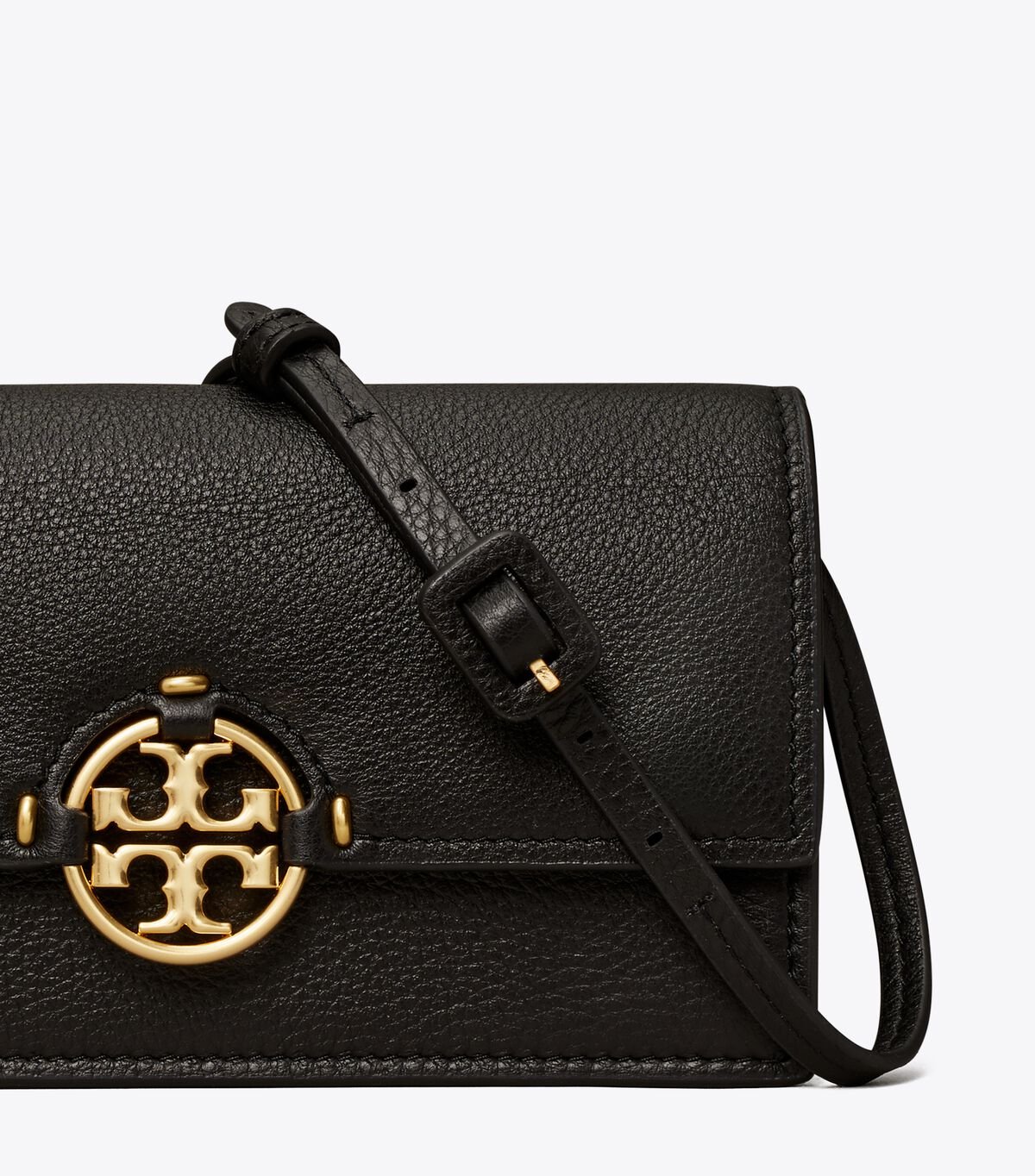 Black Tory Burch Miller Women's Wallets | OUTLET-26417839