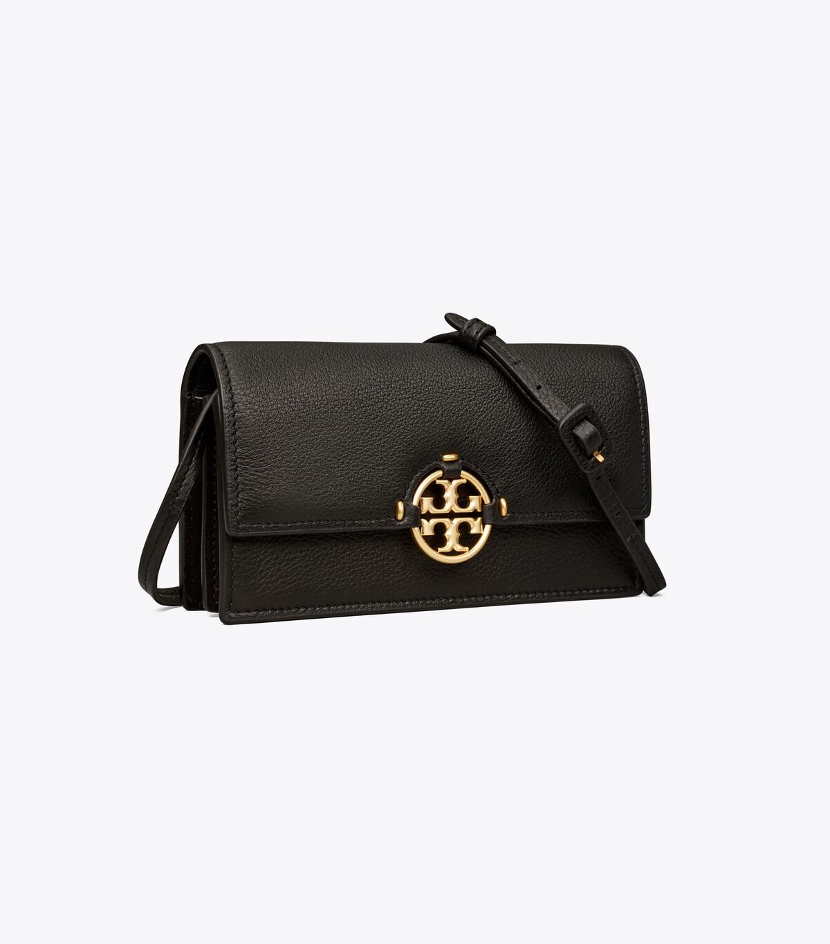 Black Tory Burch Miller Women\'s Wallets | OUTLET-26417839