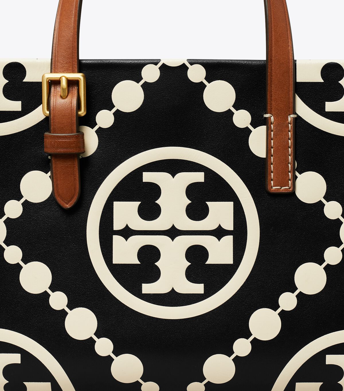 Black Tory Burch Mini T Monogram Contrast Embossed Women's Crossbody Bags | OUTLET-50839219