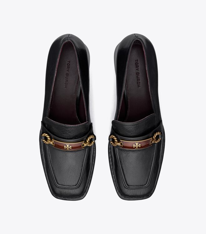 Black Tory Burch Perrine Women's Loafers | OUTLET-28154969