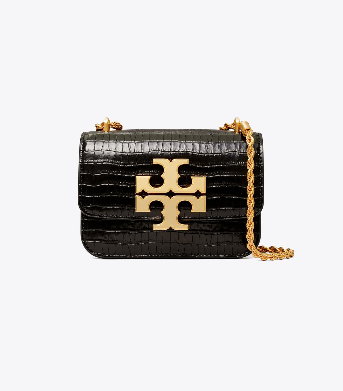 Black Tory Burch Small Eleanor Embossed Women's Shoulder Bags | OUTLET-24690579