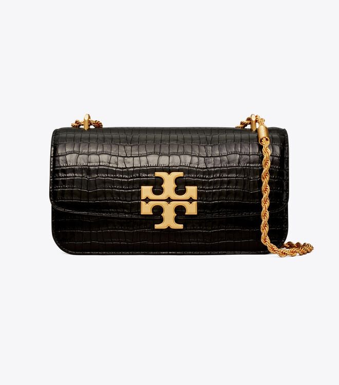 Black Tory Burch Small Eleanor Rectangular Women's Shoulder Bags | OUTLET-79803129