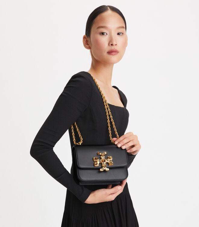 Black Tory Burch Small Eleanor Women's Mini Bag | OUTLET-12703899