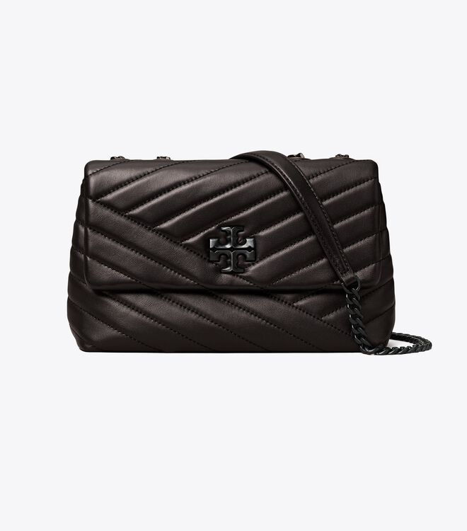 Black Tory Burch Small Kira Chevron Convertible Women's Shoulder Bags | OUTLET-16938549