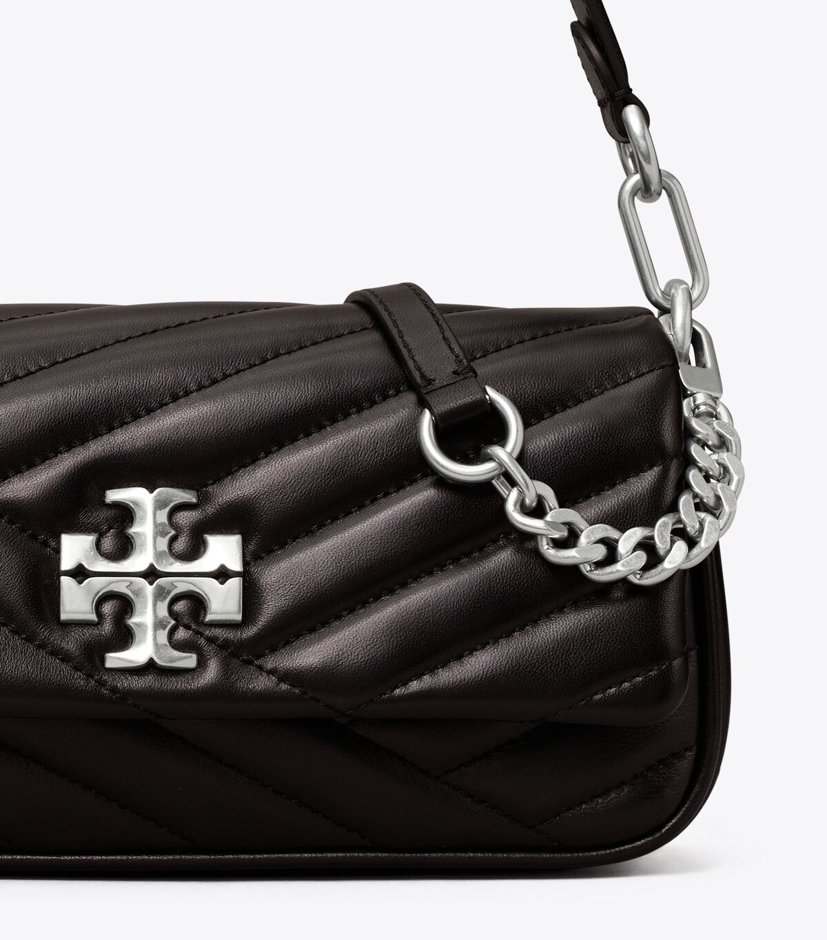 Black Tory Burch Small Kira Chevron Women's Mini Bag | OUTLET-72956319