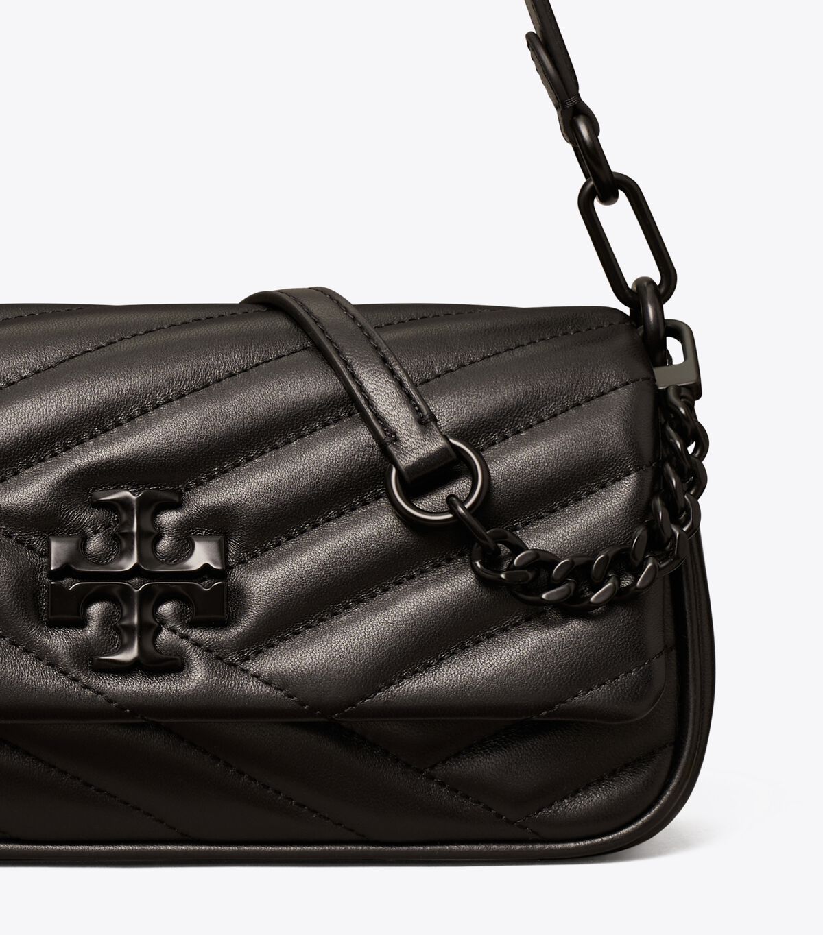 Black Tory Burch Small Kira Chevron Women's Mini Bag | OUTLET-80631749