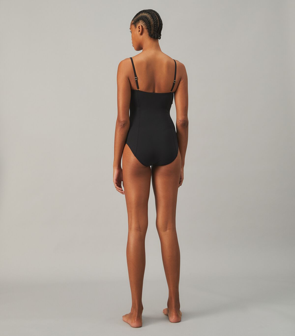 Black Tory Burch Underwire One-piece Women's Swimsuits | OUTLET-69741289