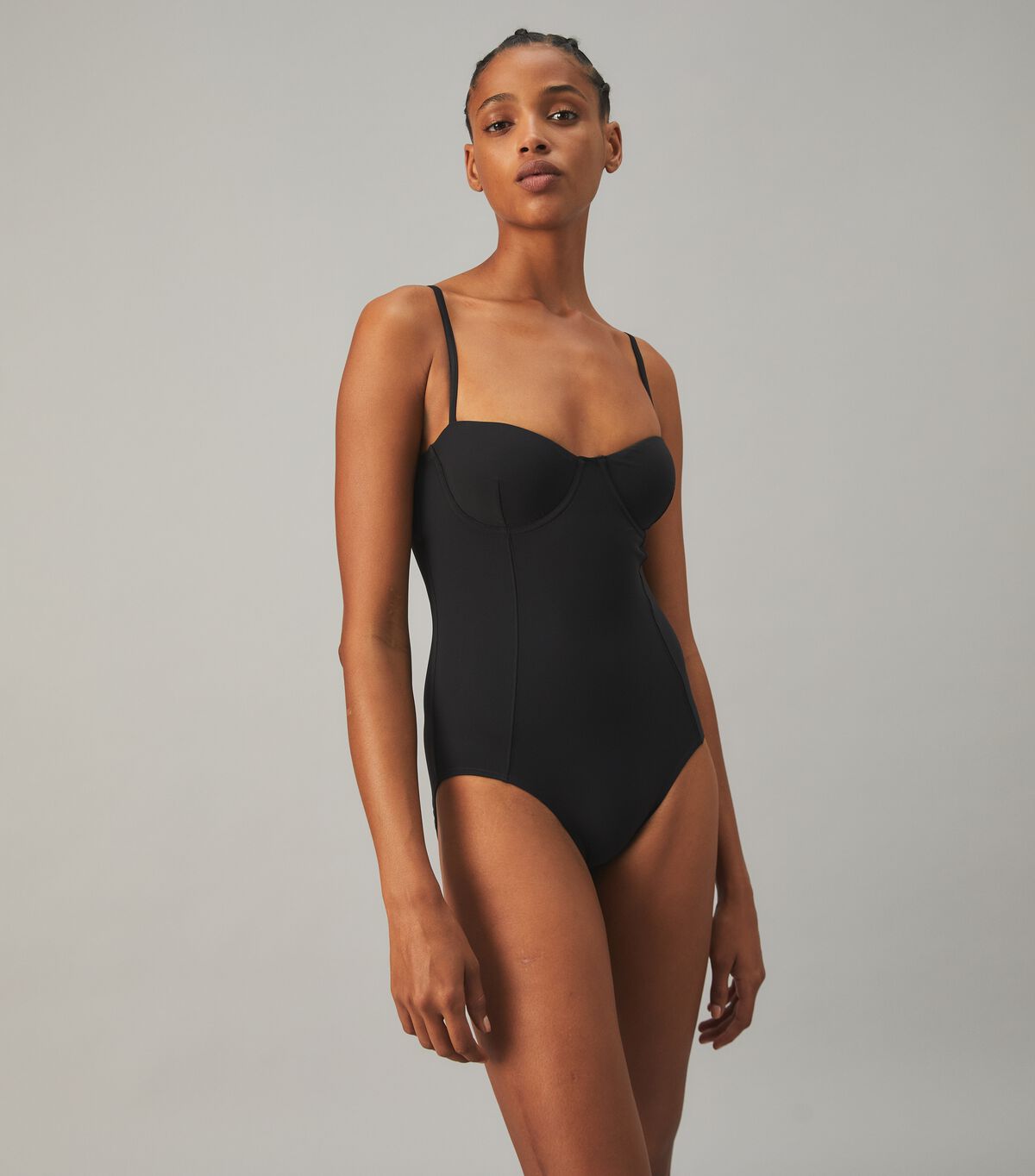 Black Tory Burch Underwire One-piece Women's Swimsuits | OUTLET-69741289