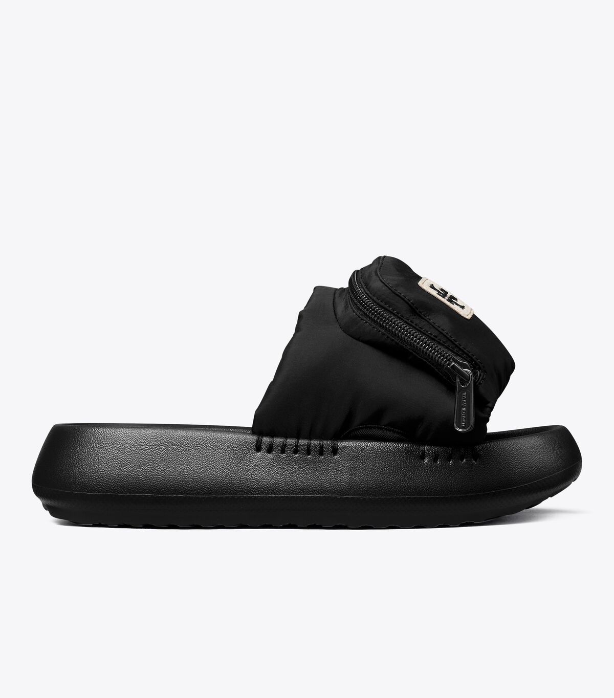 Black / light Tory Burch Pocket Women's Sandals | OUTLET-17945029