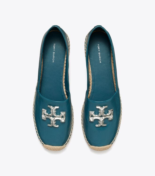 Blue Tory Burch Eleanor Women's Ballet Flats | OUTLET-57603289