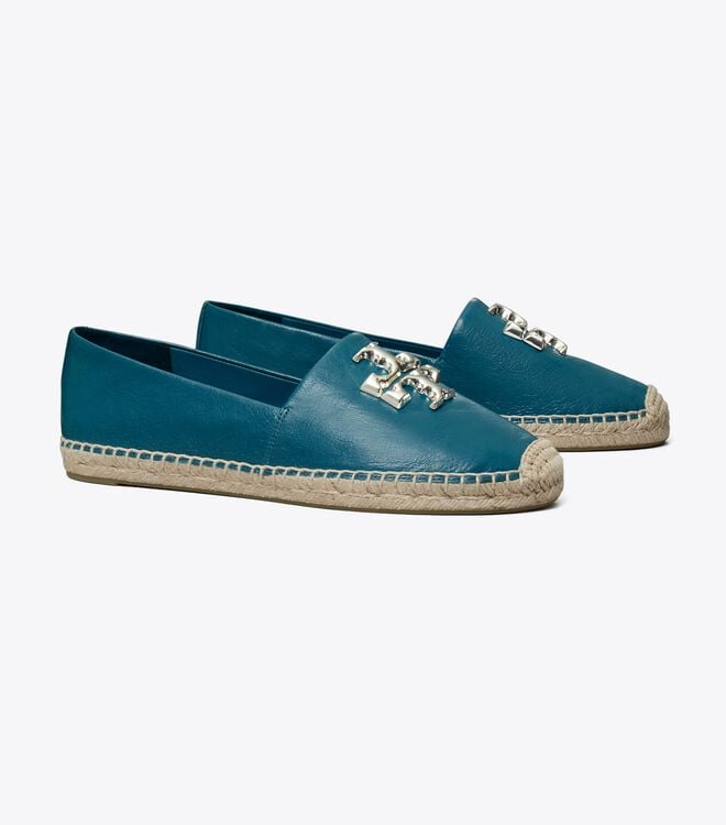 Blue Tory Burch Eleanor Women\'s Espadrille | OUTLET-13840929