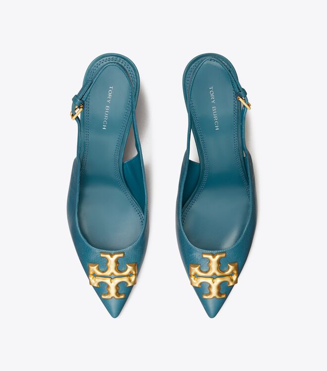 Blue Tory Burch Eleanor Women's Heels | OUTLET-83076419