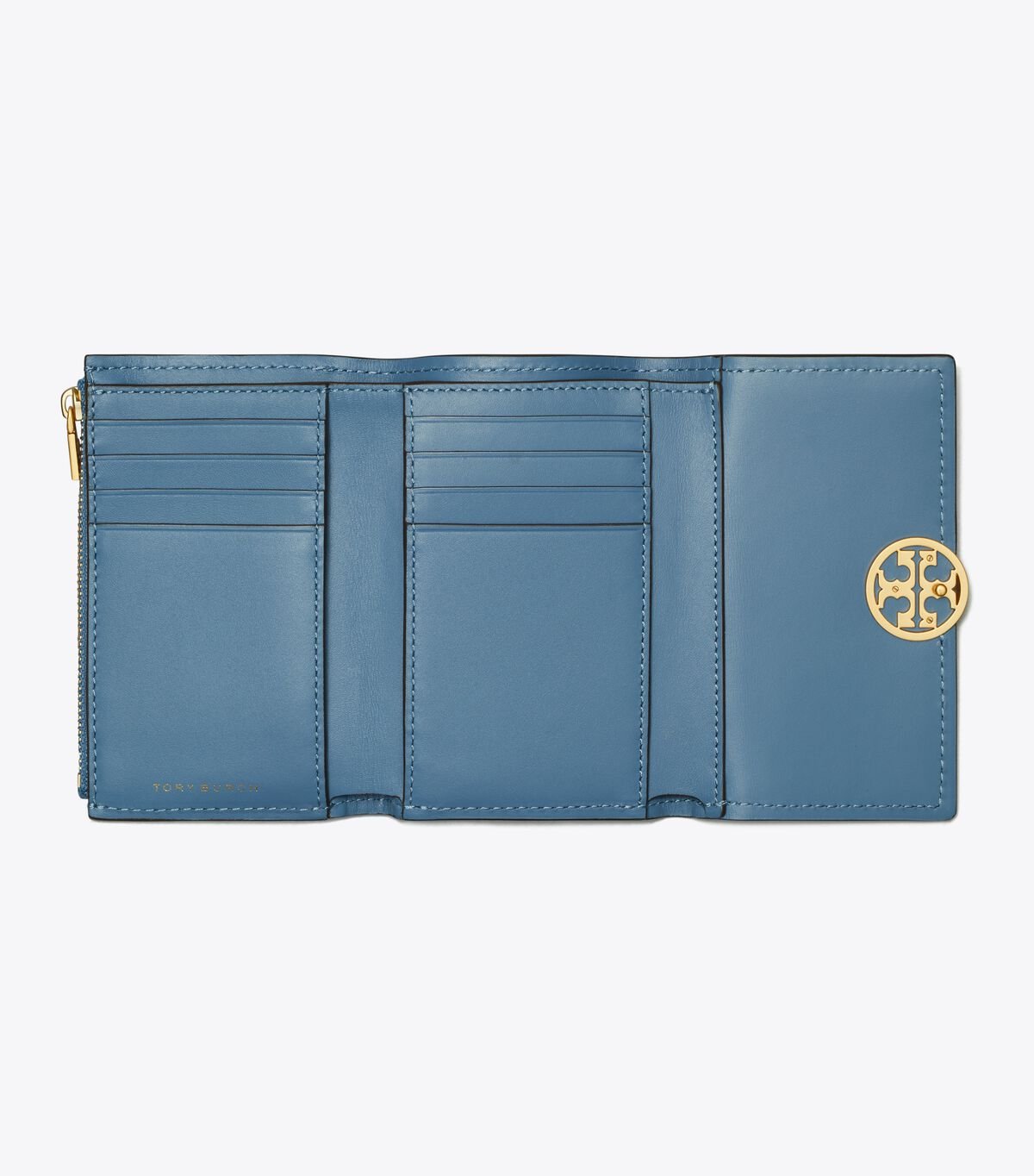 Blue Tory Burch Medium Miller Women's Wallets | OUTLET-48017529